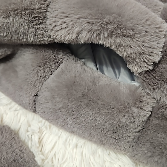 New 🔥Last One🔥Chic Faux Fur Parka Hooded Coat Winter Jacket Medium size 6 - Picture 7 of 7